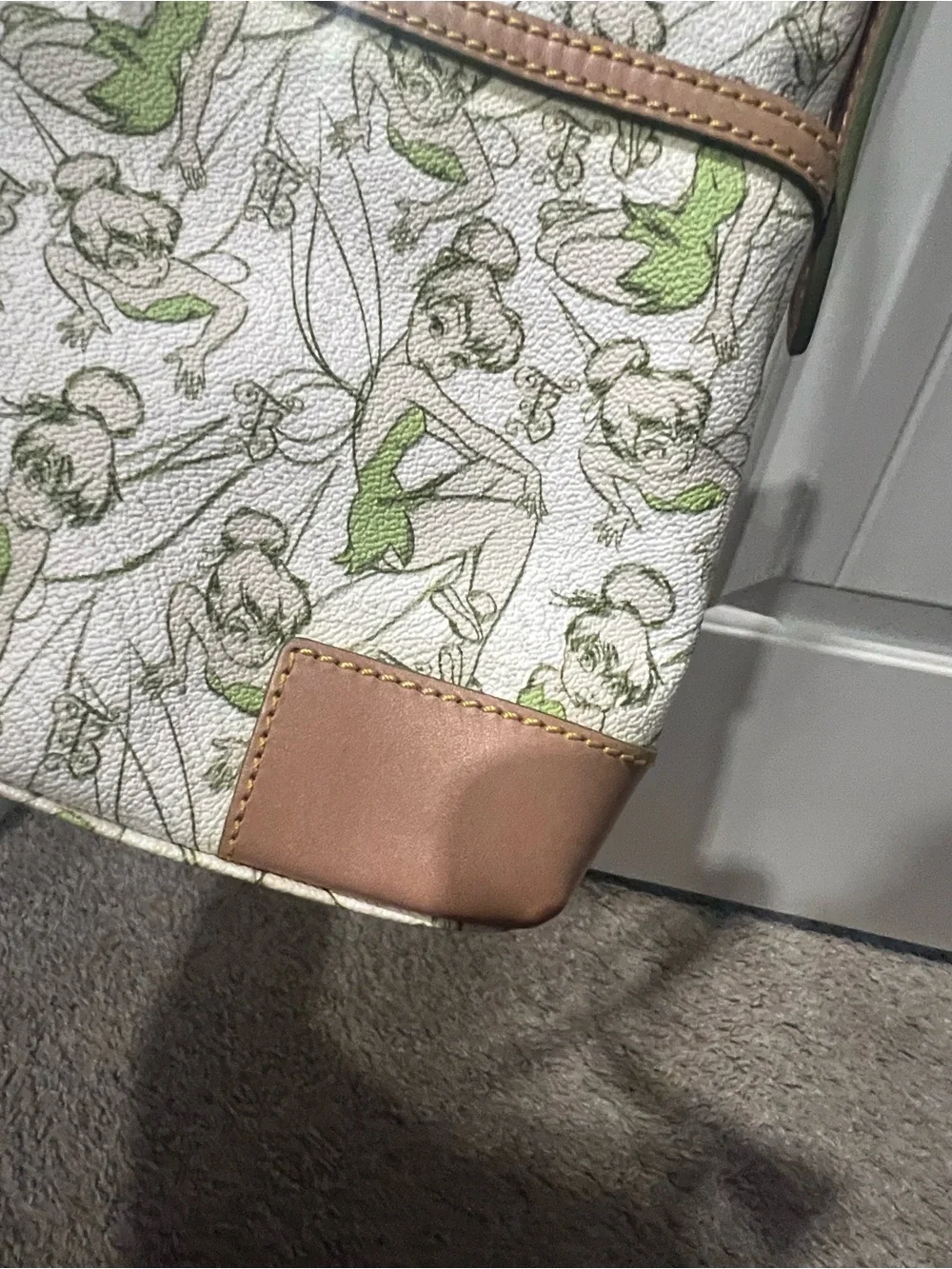 Dooney & Bourke Tinker Bell Crossbody Bag - White & Green